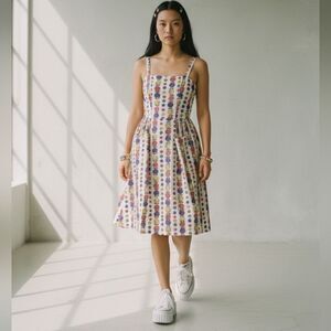 💣HOST PICK💣 OOAK Belgian Vintage Fruity Apron Dress